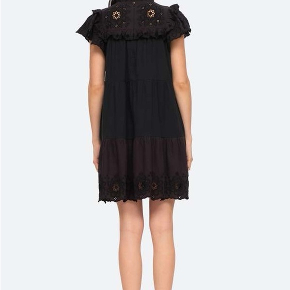 SEA NEW YORK Kiara Eyelet flutter Tunic Dress - Picture 4 of 16